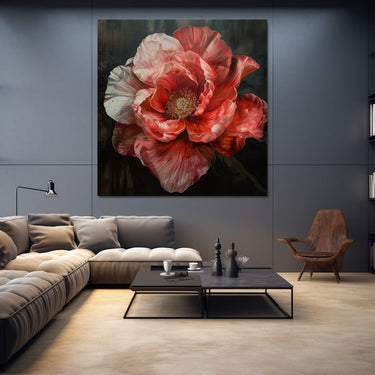 Red Flower Canvas Art
